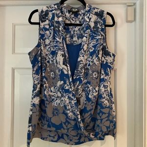 3/$30 Alfani faux wrap sleeveless top